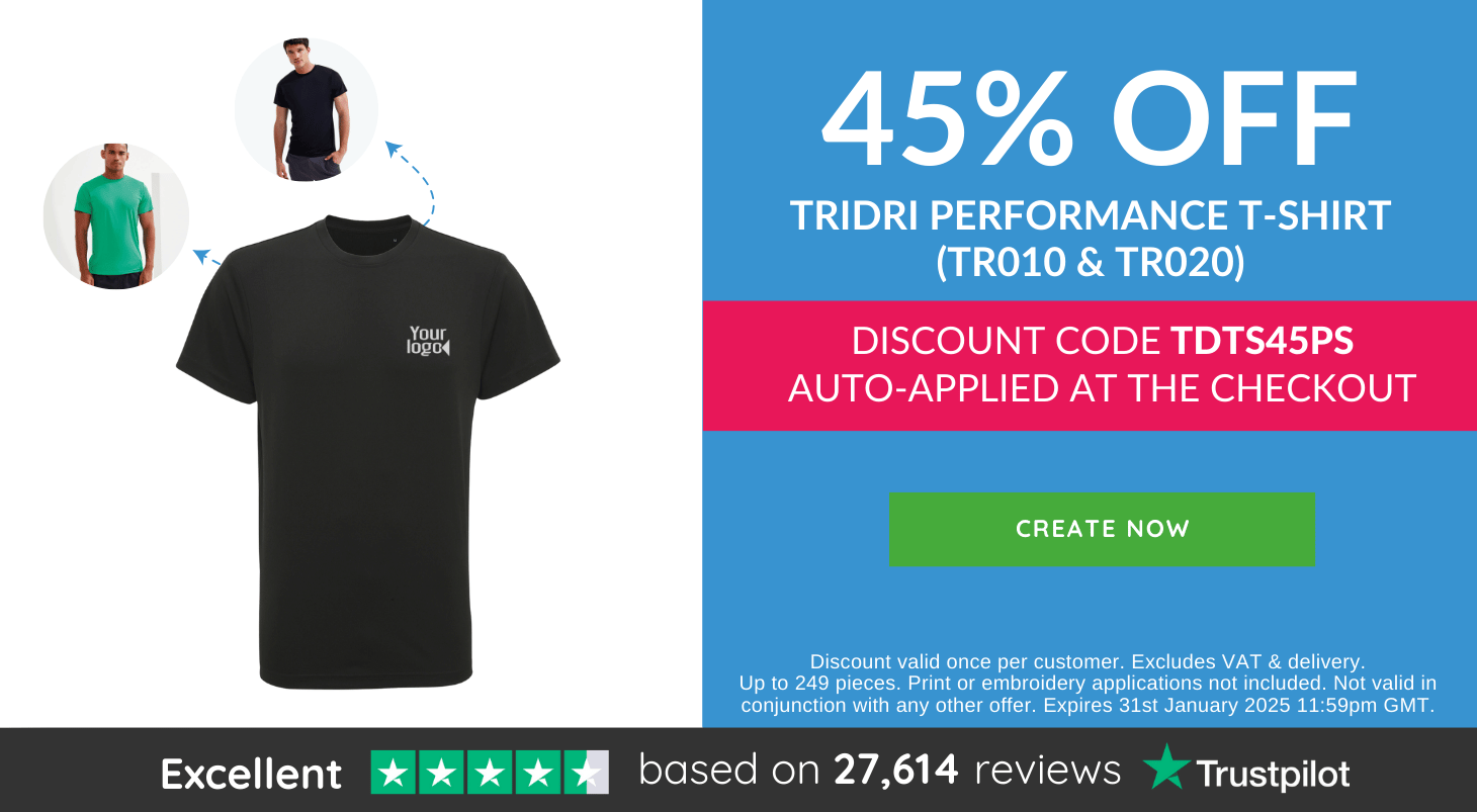 45% OFF TRIDRI PERFORMANCE T-SHIRT