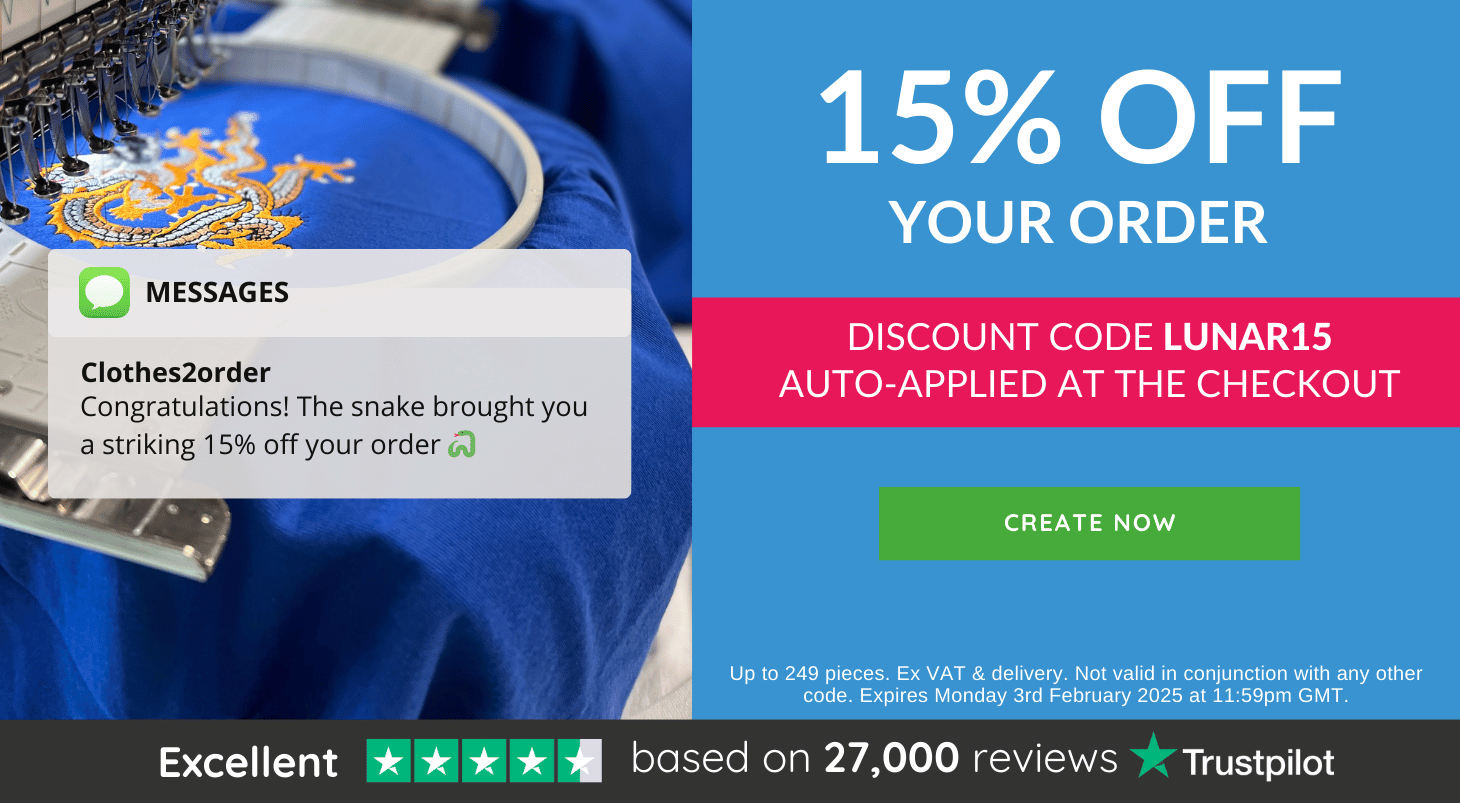 15% off your order