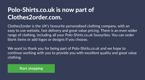 Polo-shirts is now part of Clothes2order