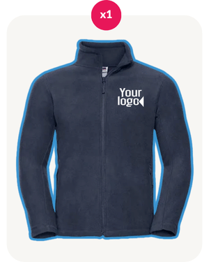  Russell Men's Full Zip Fleece